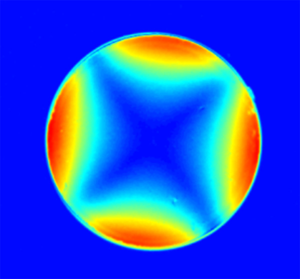 Stress Birefringence Analysis of Optical Glass Lenses